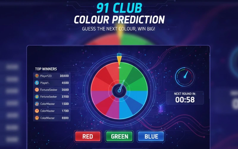 91 Club Colour Prediction App​ at Colorwiz Games featured image